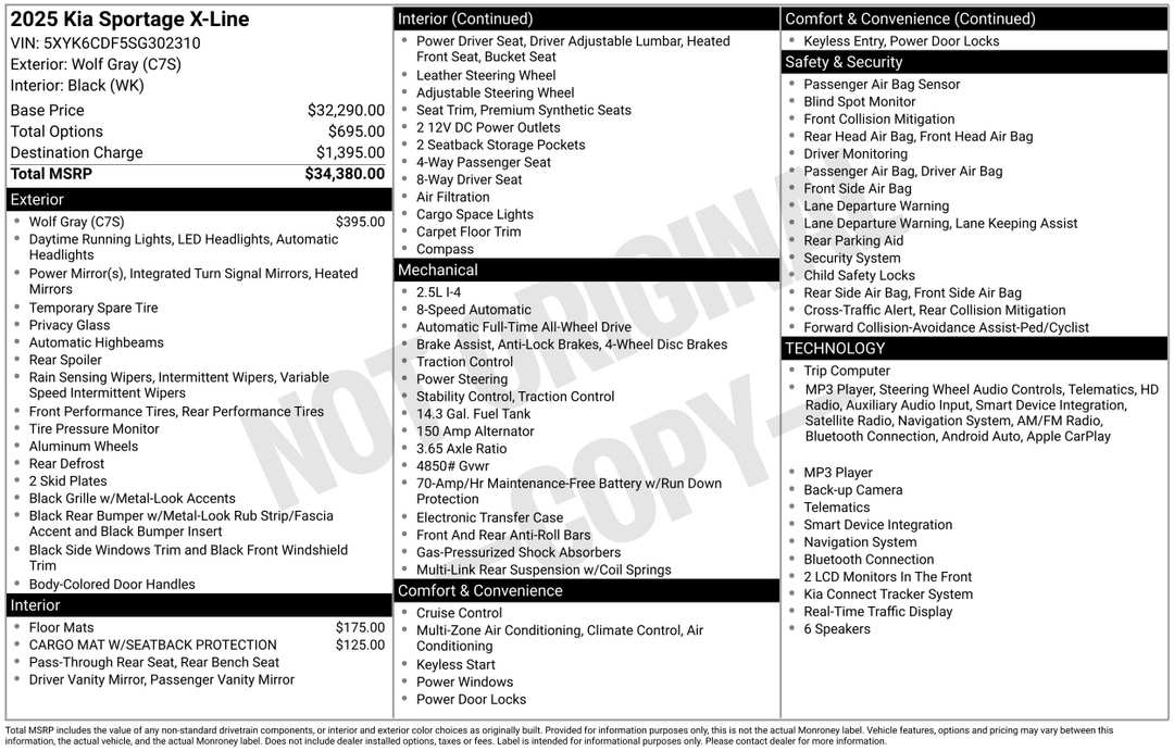 2025 Kia Sportage XLine - Image 2