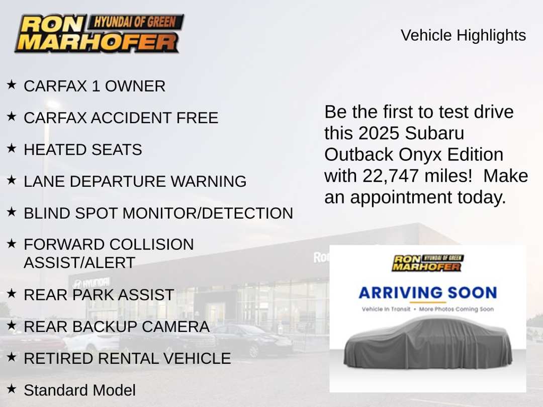 2025 Subaru Outback Onyx Edition - Image 2