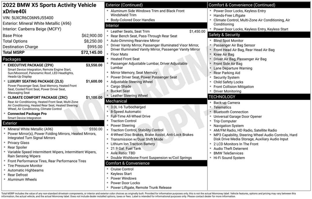 2022 BMW X5 xDrive40i - Image 2