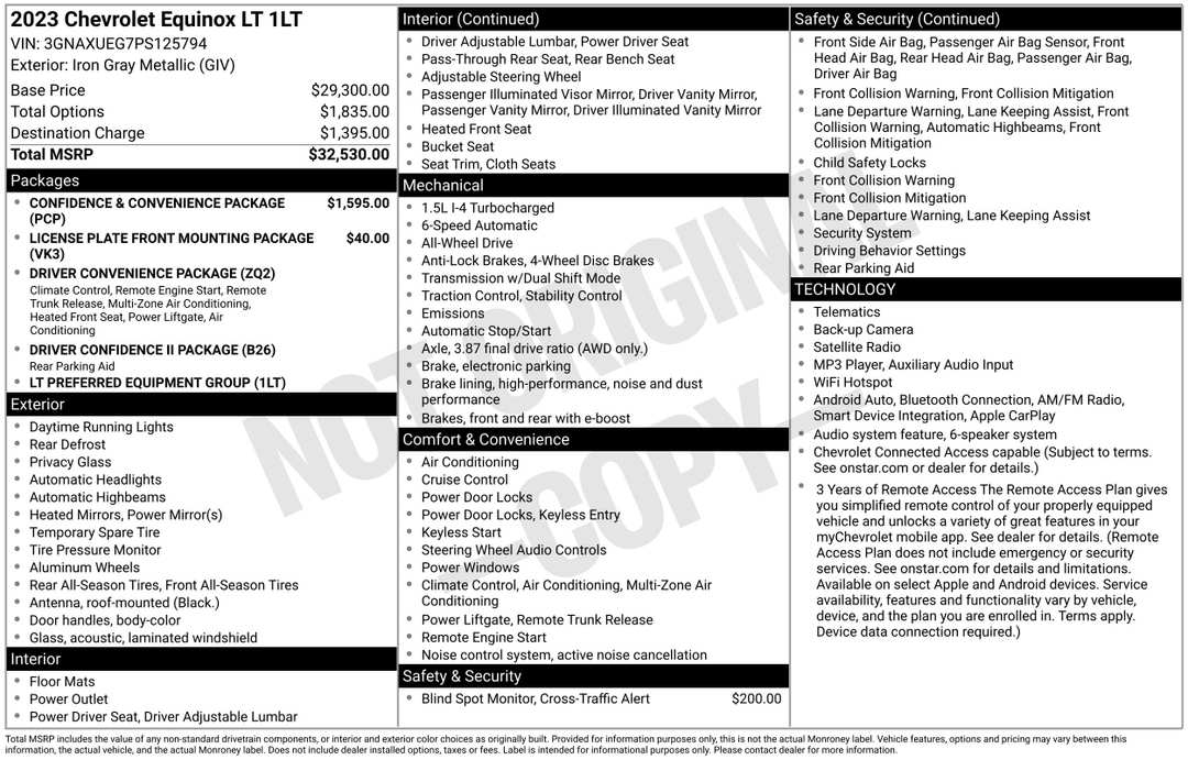 2023 Chevrolet Equinox LT - Image 2