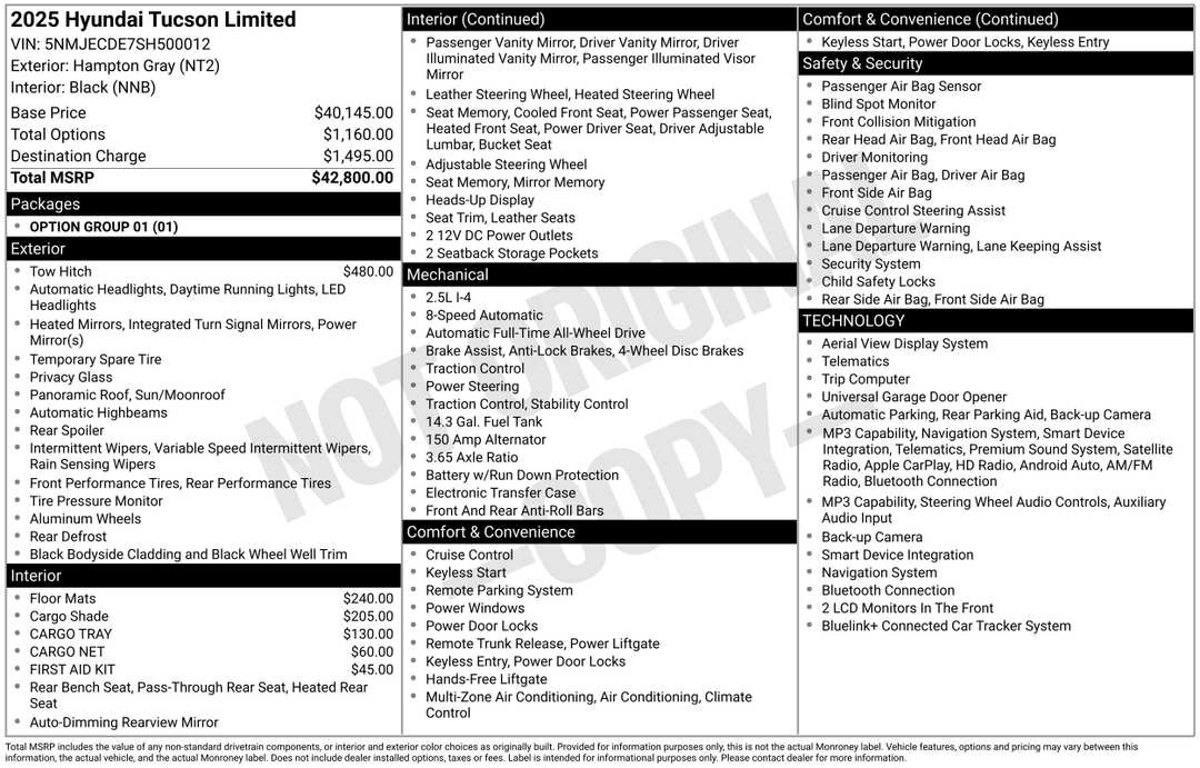 2025 Hyundai Tucson Limited - Image 2