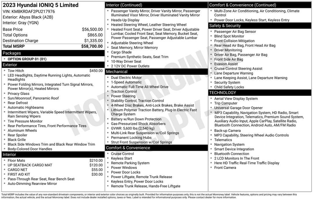 2023 Hyundai Ioniq 5 Limited - Image 2