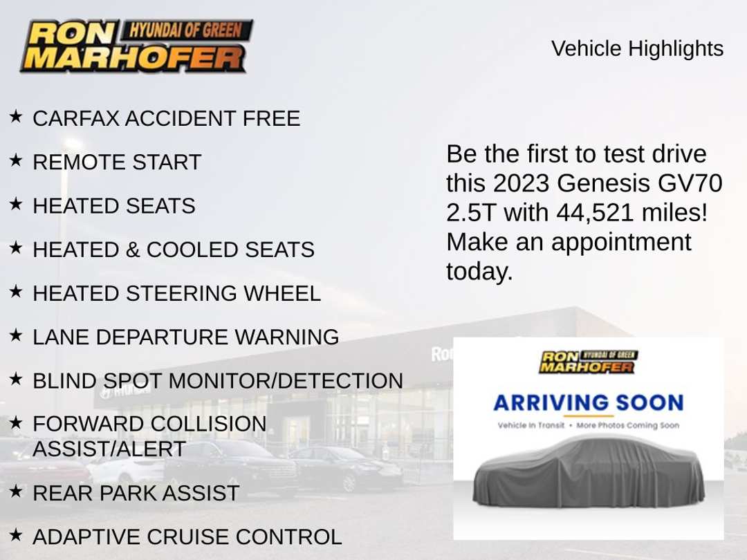 2023 Genesis Gv70 2.5T - Image 2