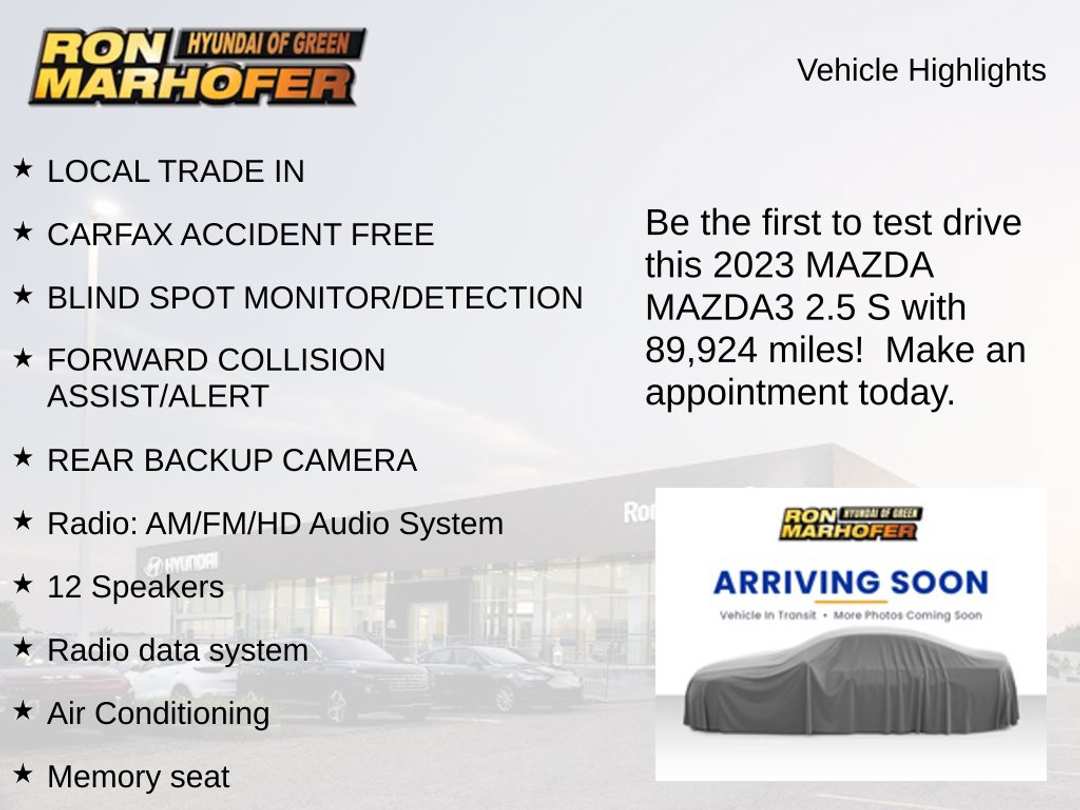 2023 MAZDA Mazda3 2.5 S Carbon Edition - Image 2